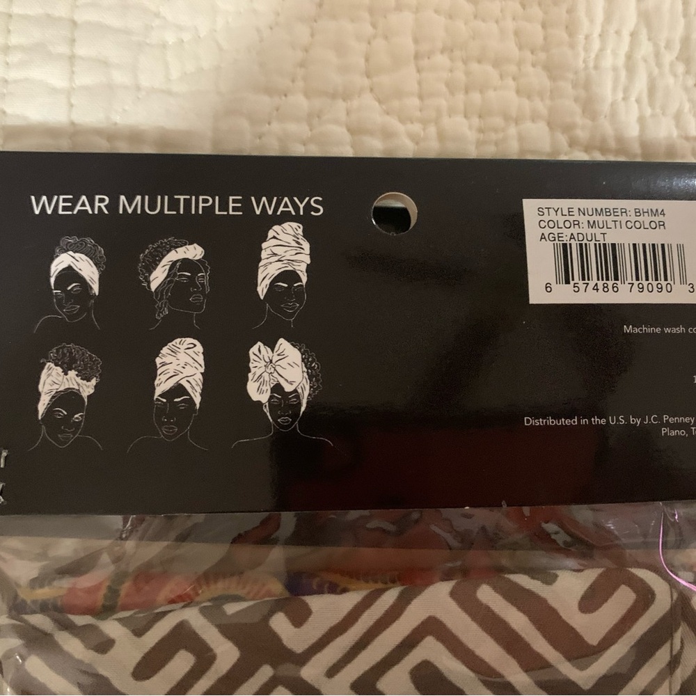 Stylish Patterned Head Wrap Set - Picture 3 of 4